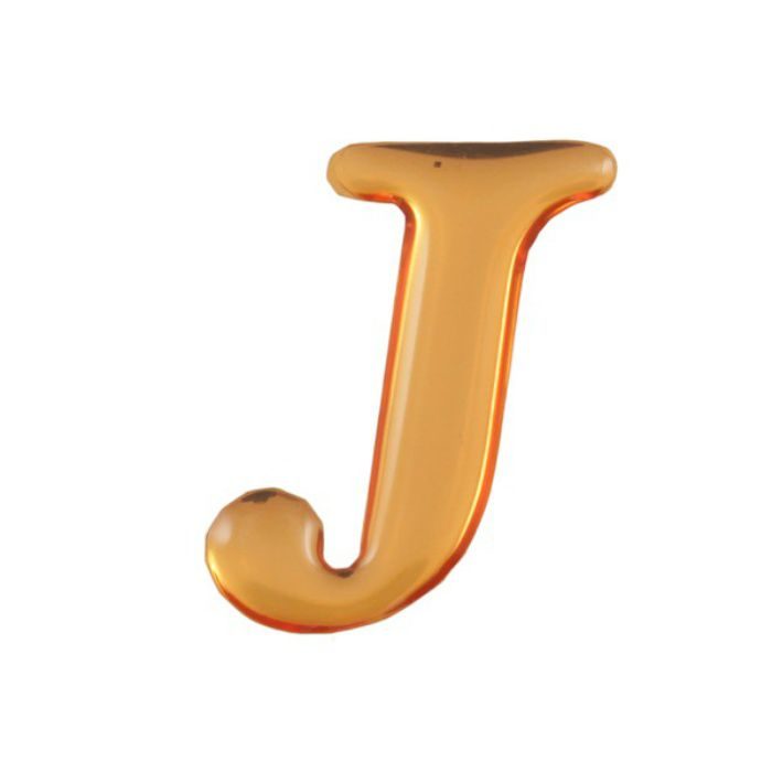 【入荷待ち】GU25-J クリスタルメタル文字 ゴールドメタル文字