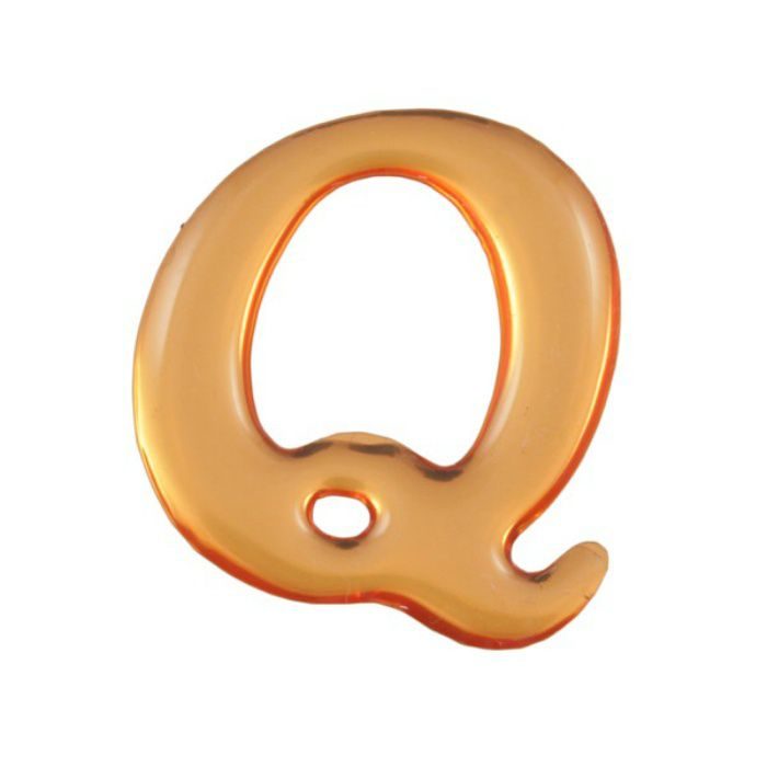 【入荷待ち】GU25-Q クリスタルメタル文字 ゴールドメタル文字