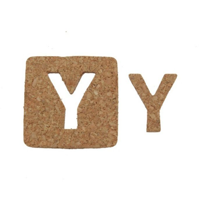 KB45-Y コルク抜き文字