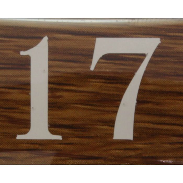 【入荷待ち】BJ24-17 クリスタルサイン テーブルナンバー オーク