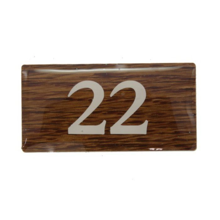 【入荷待ち】BJ24-22 クリスタルサイン テーブルナンバー オーク