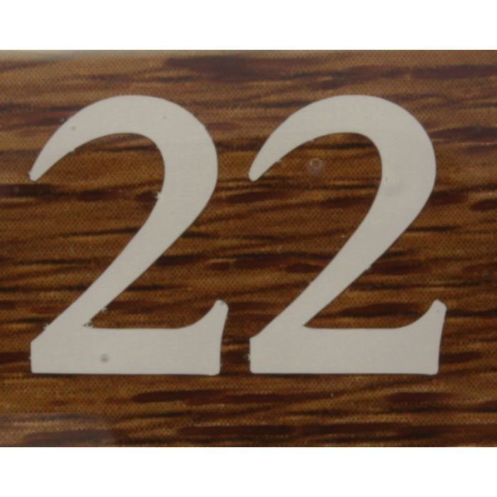 【入荷待ち】BJ24-22 クリスタルサイン テーブルナンバー オーク