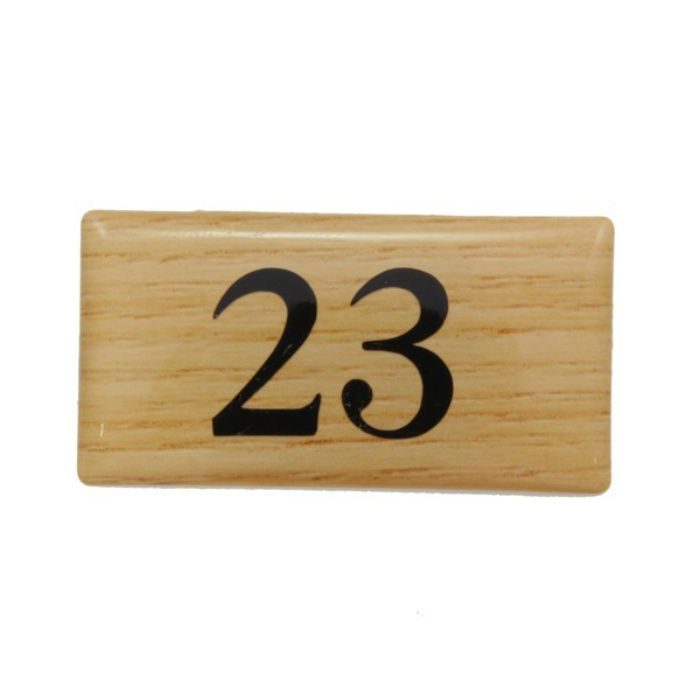【入荷待ち】BJ25-23 クリスタルサイン テーブルナンバー チーク