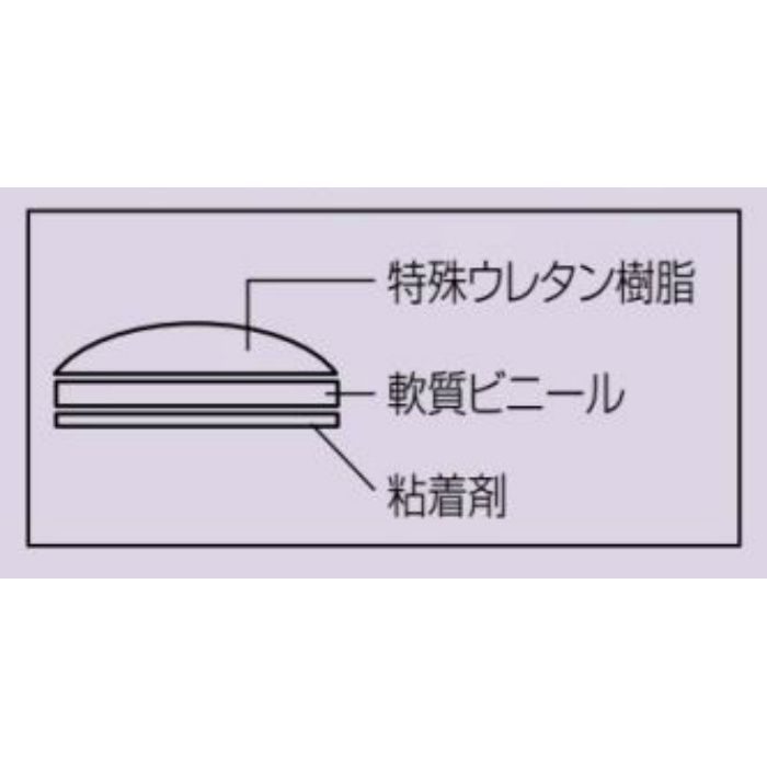 BJ25-27 クリスタルサイン テーブルナンバー チーク