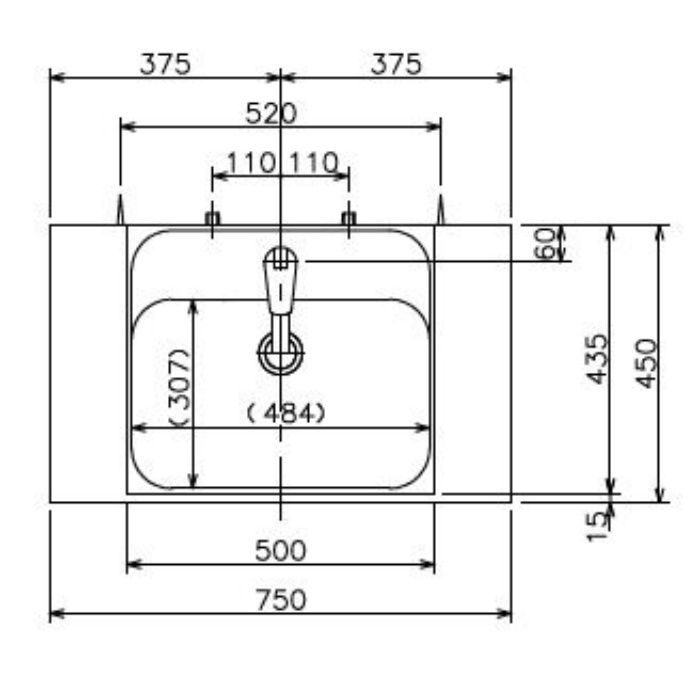 LKDU750AFNJMM45C1 デューク750 Aセット(一面鏡付) 一般地仕様 チェスナットブラウン