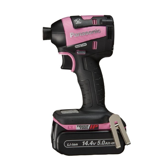EZ75A7LJ2F-P 充電インパクトドライバー 14.4V　5.0Ah 電池セット品 ピンク