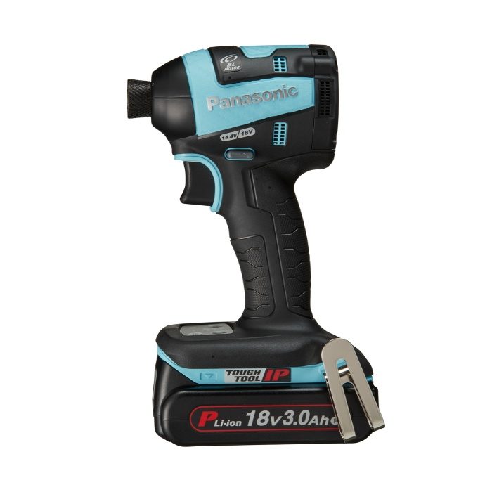 EZ75A7PN2G-A 充電インパクトドライバー 18V　3.0Ah 電池セット品 青