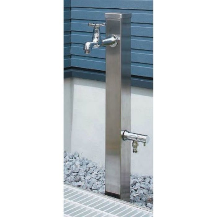 カクダイ 水栓柱 ステンカラー 624-021 散水、水栓、水周り