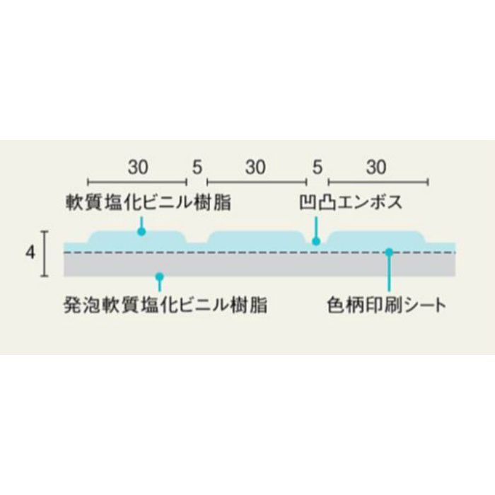 AKP014V あんからプラス 巾1.8mX長さ1.4m アイボリー