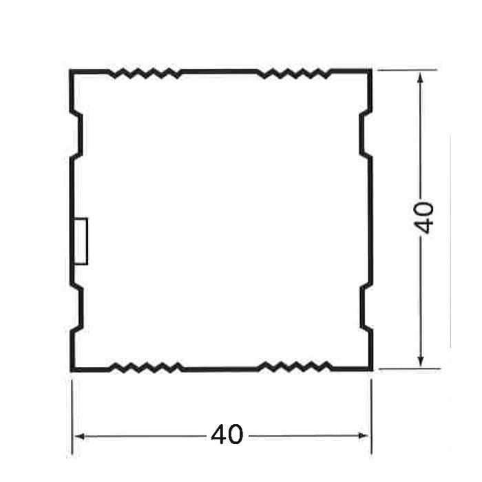 確認用。同梱になりました 角スタッド 40mm×40mm 4m 八潮建材工業【アウンワークス通販】