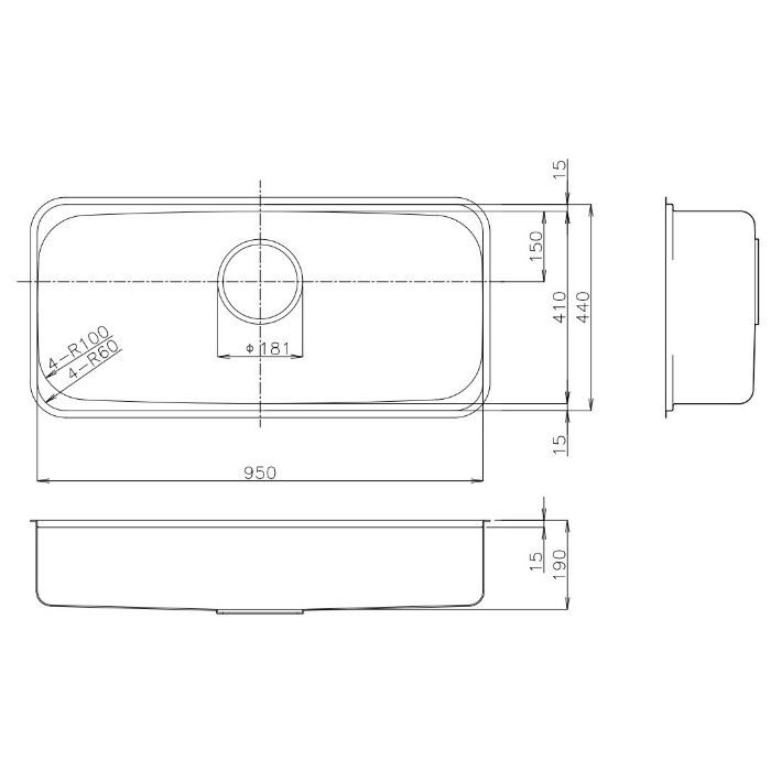 N950BIW アドバンスシンク 静音仕様