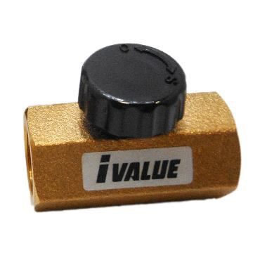 IVL-IBSG I VALUE 青銅 圧力計用ニードル弁 【20K･テーパメネジ×平行メネジ】