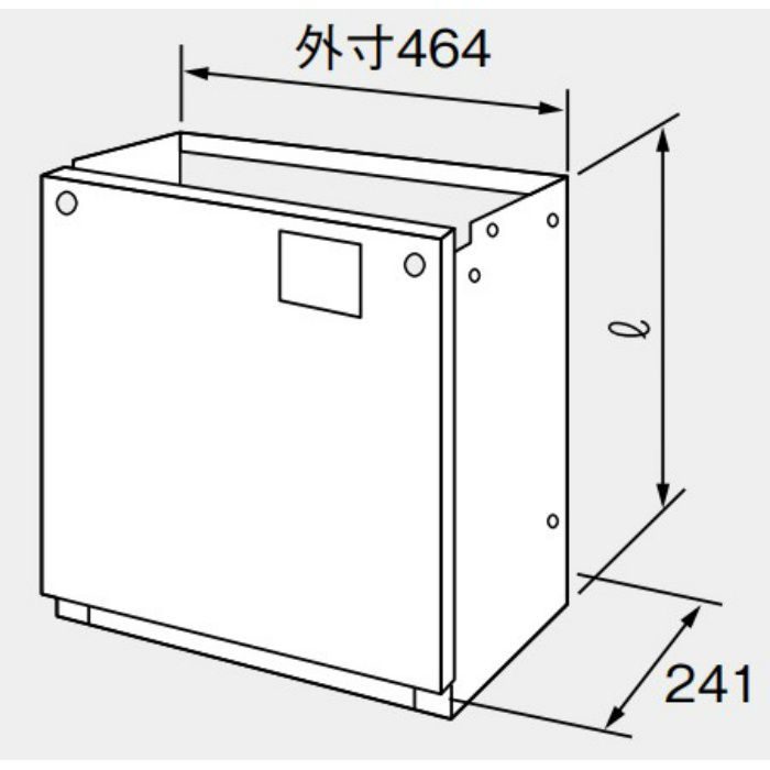 入荷待ち】708361 据置台D66-650-W ノーリツ【アウンワークス通販】