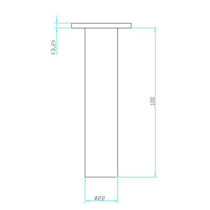 90T81 落し受座16φ用ロング