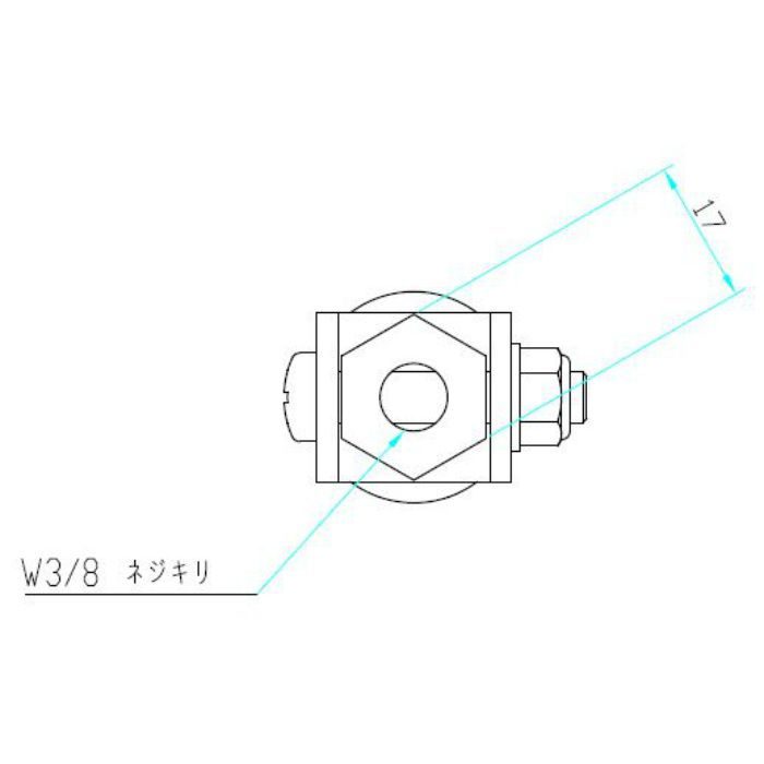 00Y59 寸切りボルト取付金具