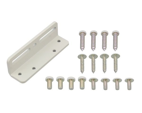 LP-1 WH 取替用ドアクローザ用L型ブラケット   ホワイト