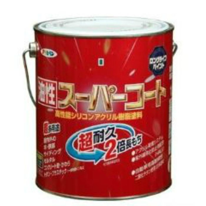 油性スーパーコート 1.6L ツヤ消し白 6缶/ケース