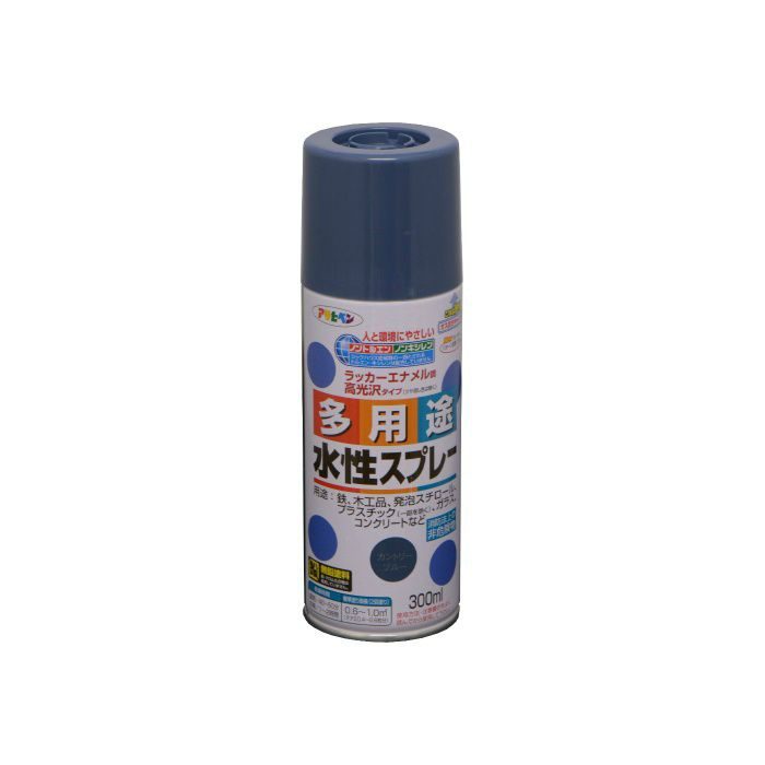 水性多用途スプレー 300ml カントリーブルー 6本/ケース