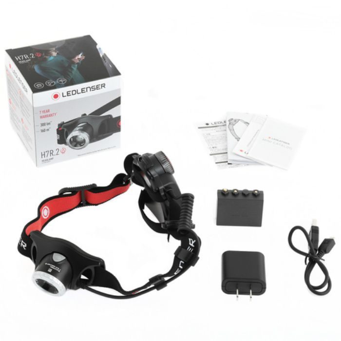生産終了】Ledlenser H7.2 ｜工事・作業用ヘッドライト｜レッド
