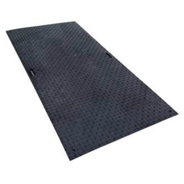 B0918-20-BK ウッドプラスチック養生用敷板 Wボード36 両面凸 20mm 3×6(板厚13mm) 持手穴２ヶ所ブラック