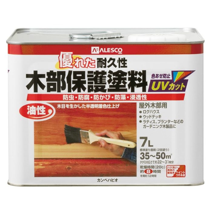 油性木部保護塗料 7L スプルース 油性