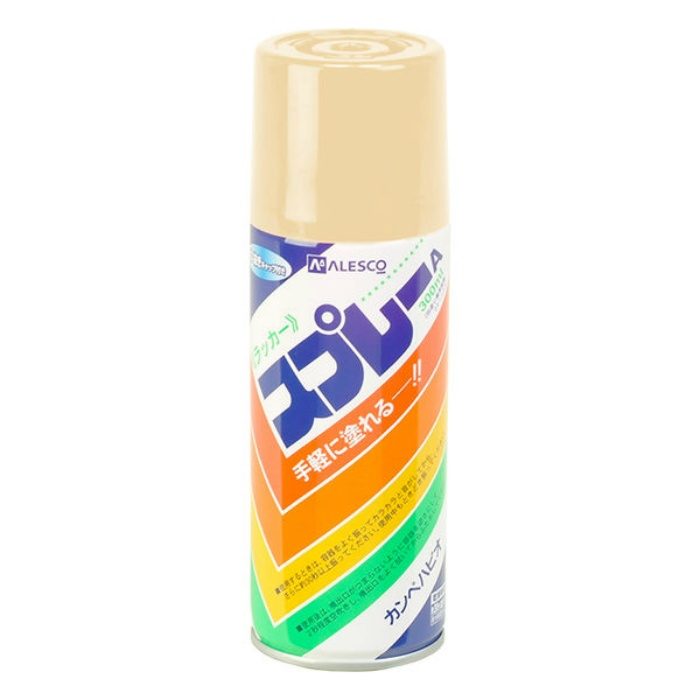 カンペラッカースプレーA 300ml クリーム色 油性つやあり・つやけし