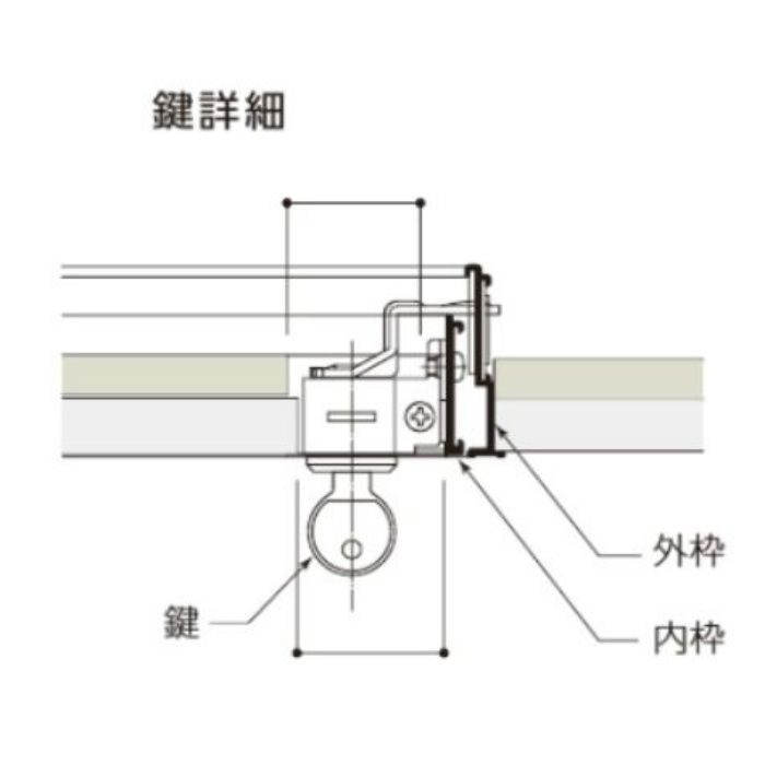 HHGMⅡ-K606 シルバーハイハッチ鍵付 アルミ点検口 GMⅡタイプ