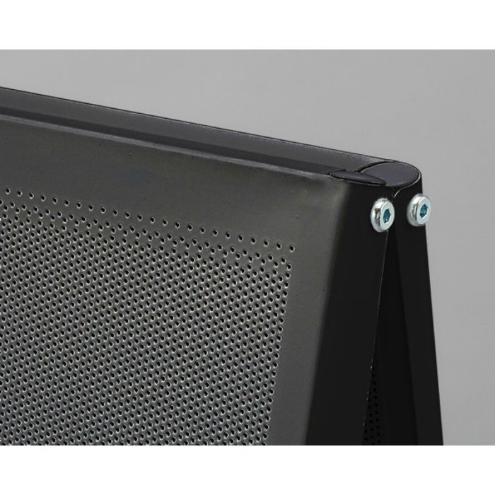 MPSD111-1 マーカー・マグネット用パンチングボードスタンド 両面タイプ 黒