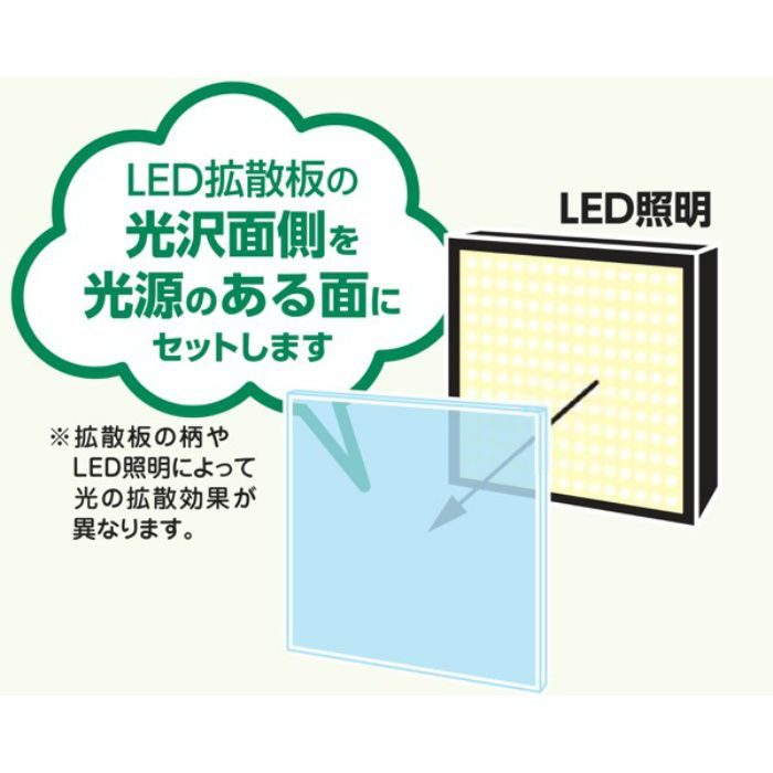 PSC1220-2 LED拡散板 ヘアライン