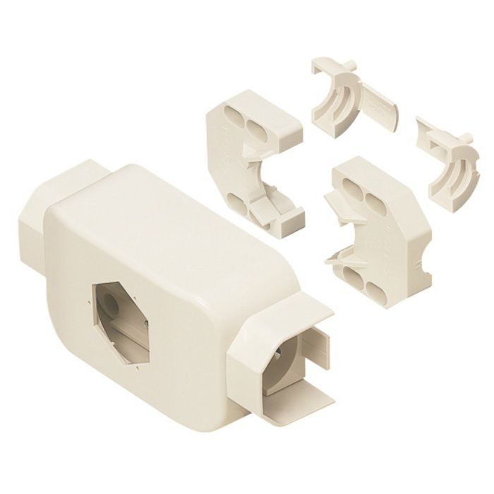 RMTB-20M-16P RMモール付属品 給水栓用チーズボックス(VP・HTVP用) ミルキーホワイト
