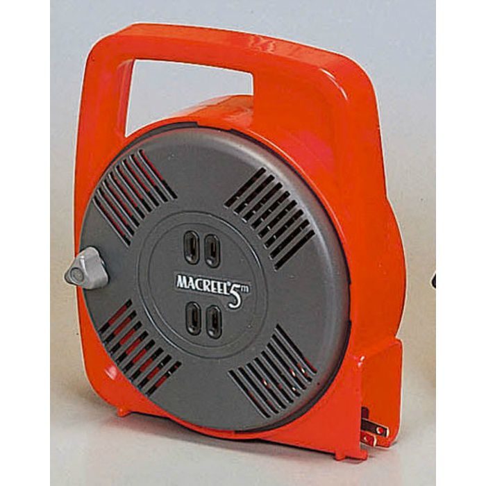 MS-8-R マックリール 8mタイプ 100V型 温度センサー内蔵 レッド