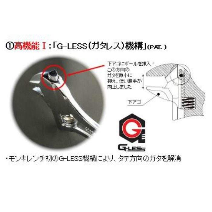 PUM36XS ハイブリッドモンキレンチXプレミアムシリーズ　 シルバー