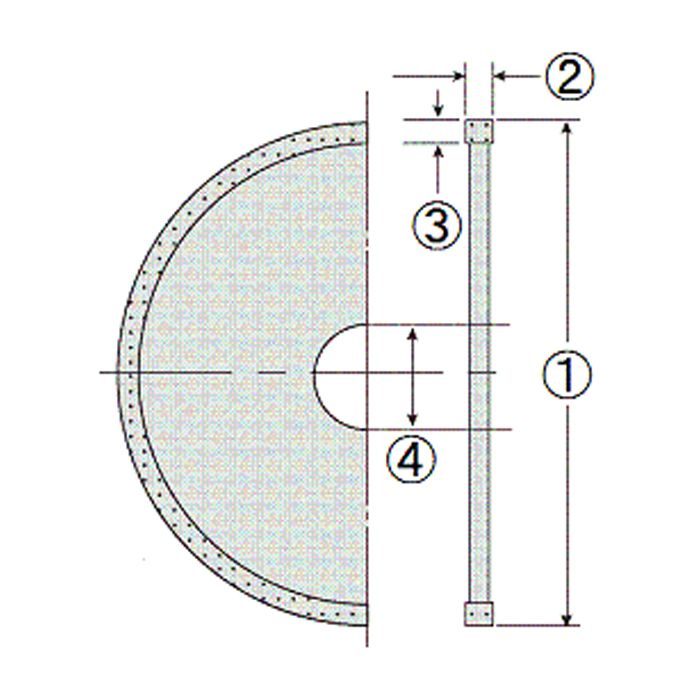 SL255254 ダイヤモンドホイール レーザー（乾式） ロブテックス