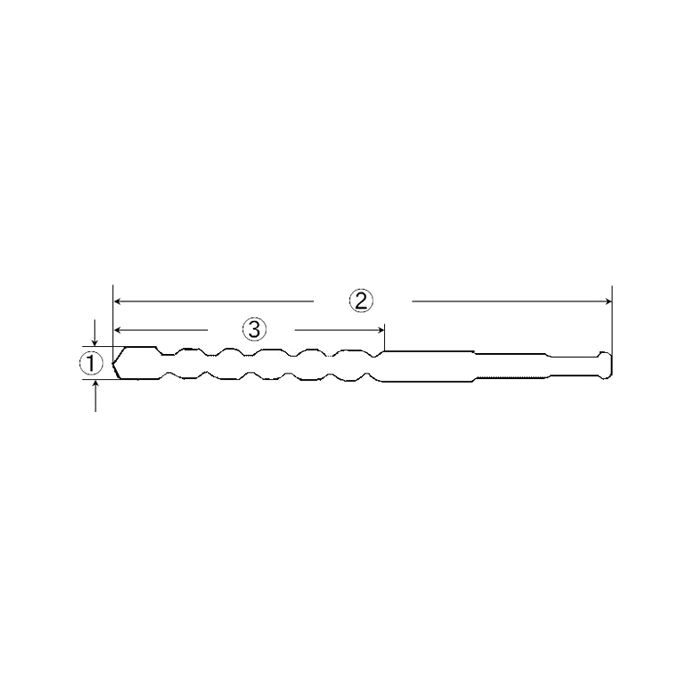 HB40110 エビ印ハンマービット SDS-plus shank