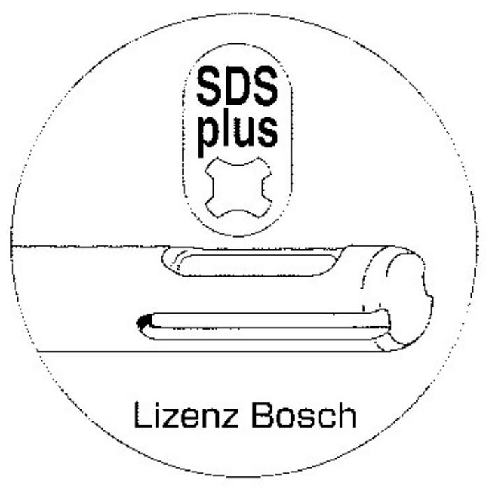 HB105460 エビ印ハンマービット SDS-plus shank ロング