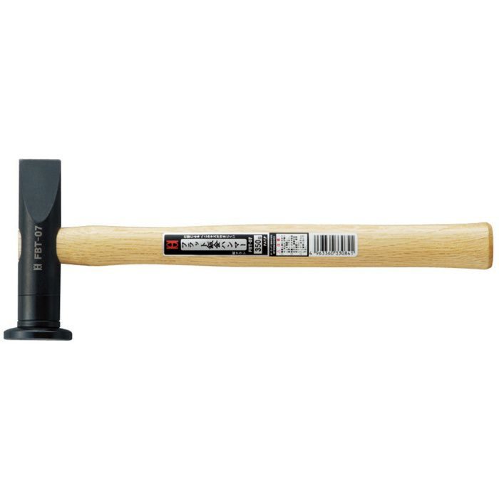 やまらたんページ★ FBT-07 フラット縦ナラシ板金ハンマー（3／4） オーエッチ工業【アウン