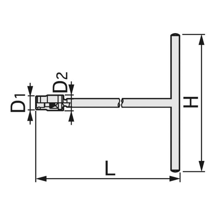 TF-12 T形フレックスレンチ(ボール式)