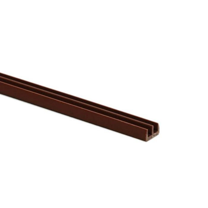 PR8301 CHOW化成品 ガラス戸レール L=1000mm チョコ