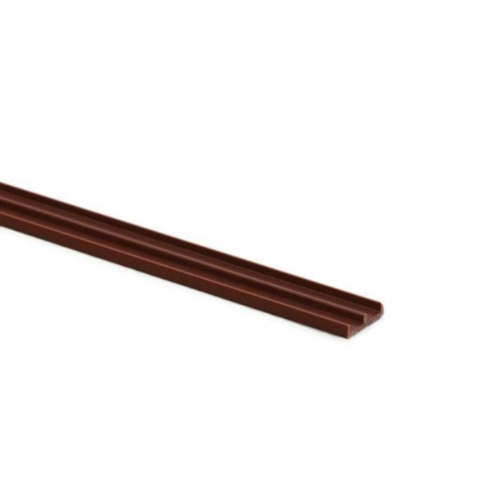 PR7581 CHOW化成品 ガラス戸レール L=1820mm チョコ 光【アウン