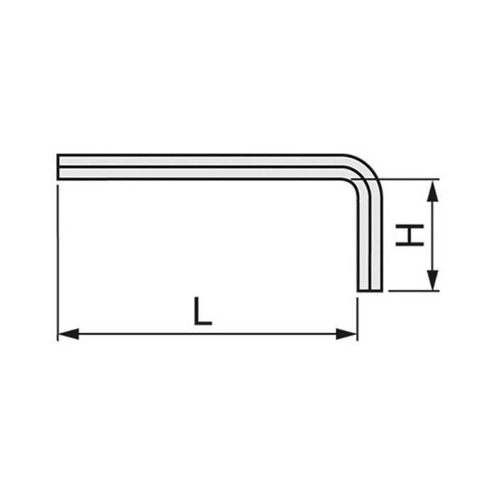 AS-2.5 六角棒L形レンチ