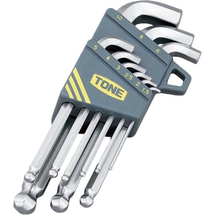 TONE トネ 首下ショートボールポイント L形レンチセット BSB900S 工具 DIY　西岡店 Amazon | トネ(TONE) 首下ショートボールポイントL形レンチセット