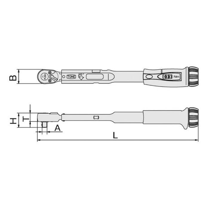 T4MN200H プレセット形トルクレンチ(ダイレクトセット・ホールドタイプ