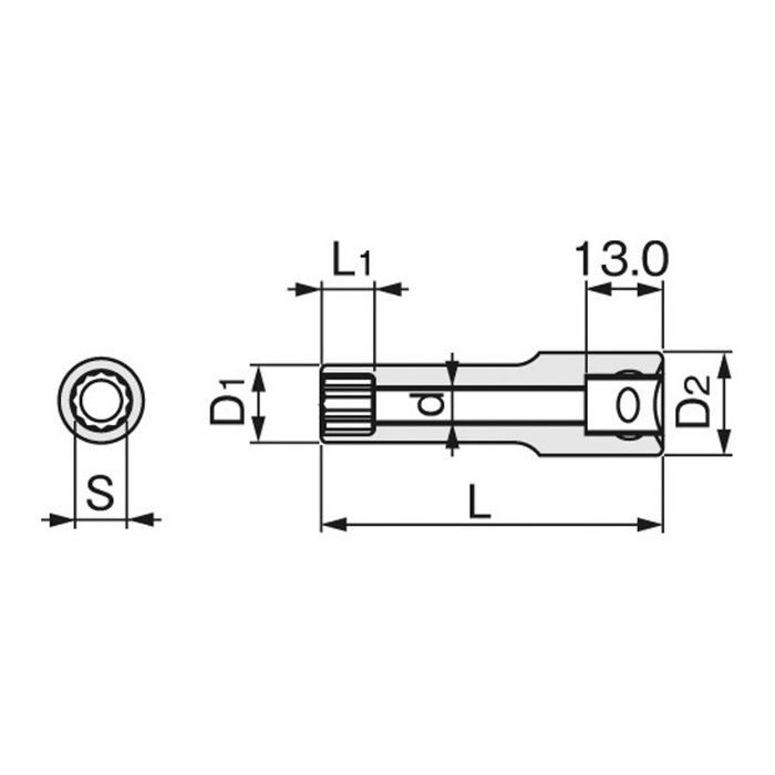 いつでも送料無料 ＴＯＮＥ ソケット １２角 ８ｍｍ 3D-08 discoversvg.com