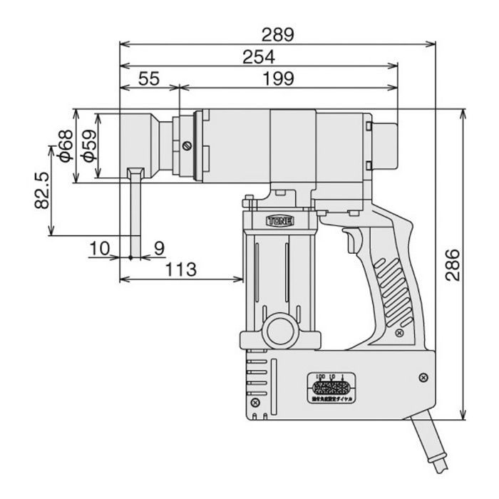 TN20E-2T ナット回転角レンチ トルシャット