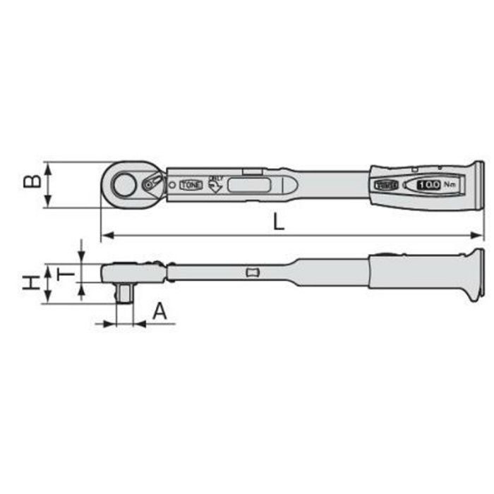 ってご】 T4MP300 トネ TONE 単能形トルクレンチ 能力範囲 60-300 N・m