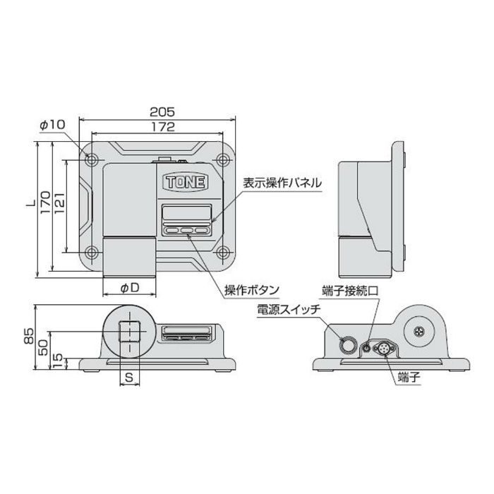 入荷待ち】TTC-1000 トルクチェッカー TONE【アウンワークス通販】