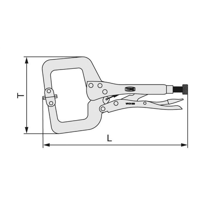 VPCV-450 グリッププライヤ（C型スイベル）