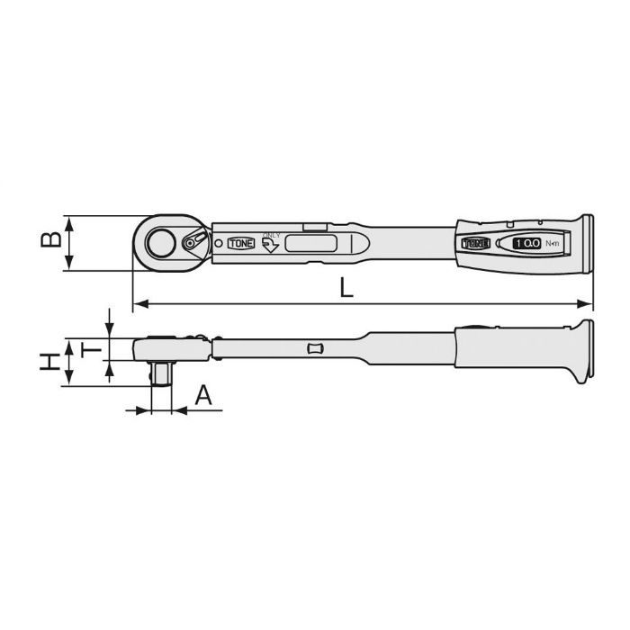 入荷待ち】T3M20 プレセット形トルクレンチ（メモリセットタイプ