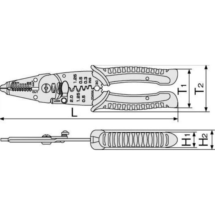 CMP-200 電工ペンチ