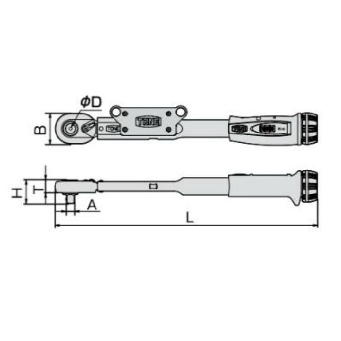 T4MN50SWH プレセット形トルクレンチ（ダイレクトセット・本体ソケット落下防止タイプ）